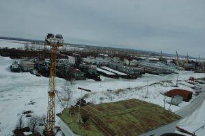 Затон 2017. Чистополь. Суда на судоремонте.